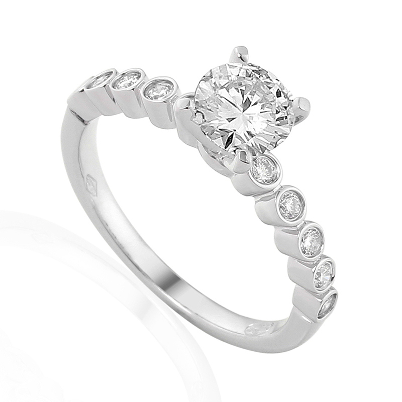  Ring White Gold 18 Carats - 0867075