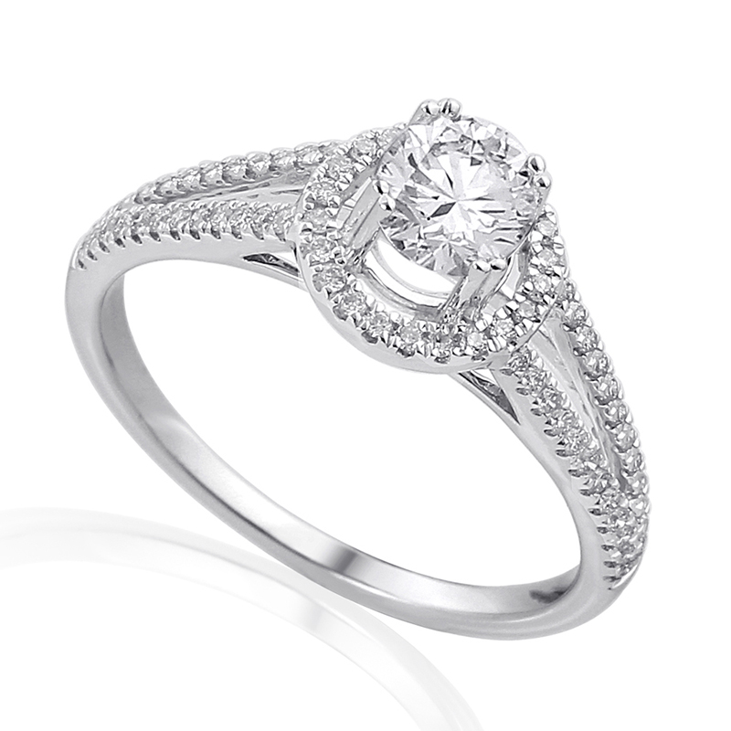  Ring White Gold 18 Carats - 0900518