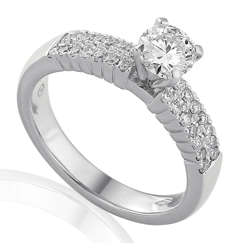  Ring White Gold 18 Carats - 0930300