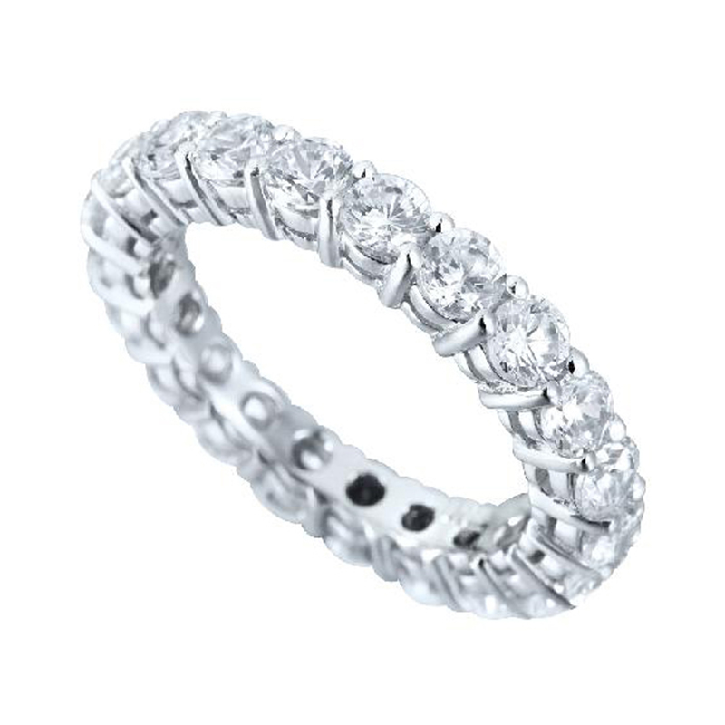 Alliances Tour Complet
 Bague Or Blanc 18 Carats - 539021